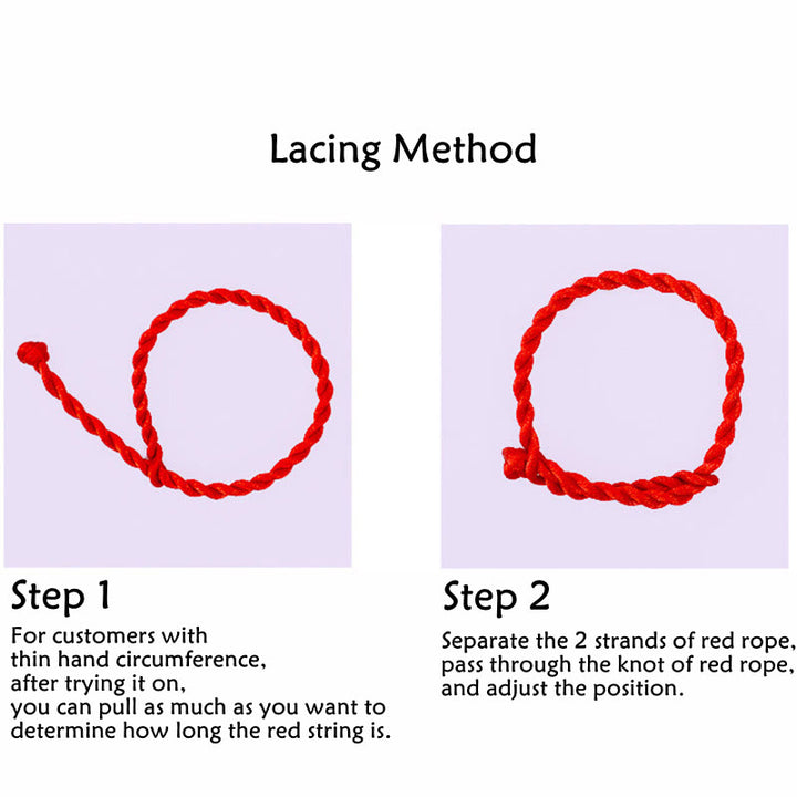 Bracelet tibétain en corde tressée à huit fils avec nœud de paix et protection fait main en Buddha Stones