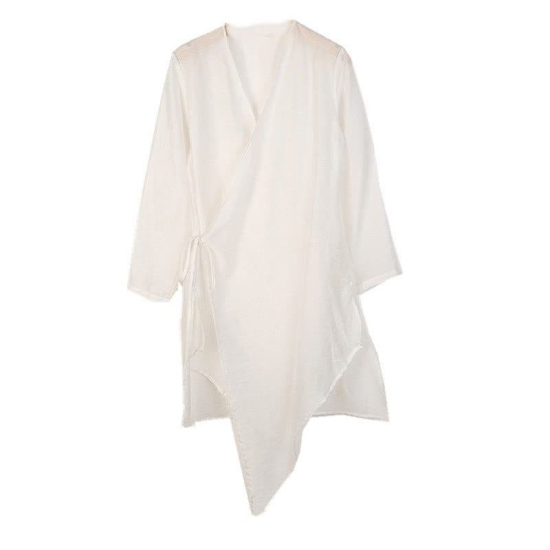 Buddha Stones Simple Motif Blanc Beige Méditation Spirituelle Zen Pratique Yoga Vêtements Vêtements pour Femmes