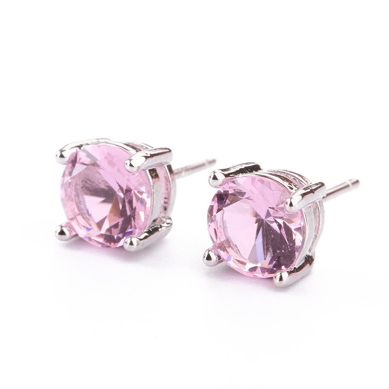 Boucles d'oreilles d'amour en améthyste avec pierres précieuses naturelles de Buddha Stones - Cristal rose - image 6