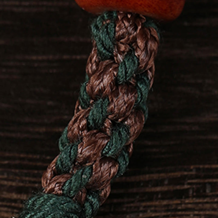 Bracelet tressé en os de chameau fait main en argent tibétain 925 avec pierres de Buddha Stones , déesse de la richesse, Zakiram