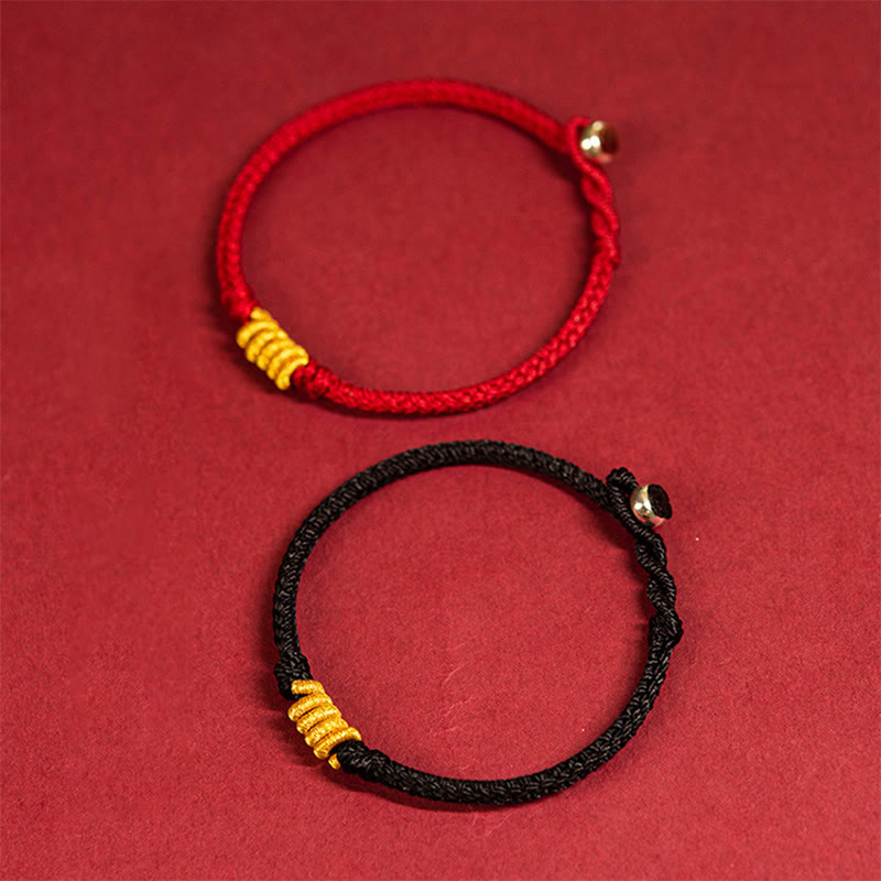 Bracelet tressé en corde avec nœud King Kong fabriqué à la main par Buddha Stones