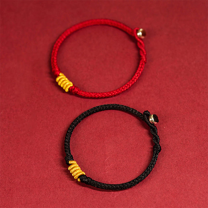 Bracelet tressé en corde avec nœud King Kong fabriqué à la main par Buddha Stones