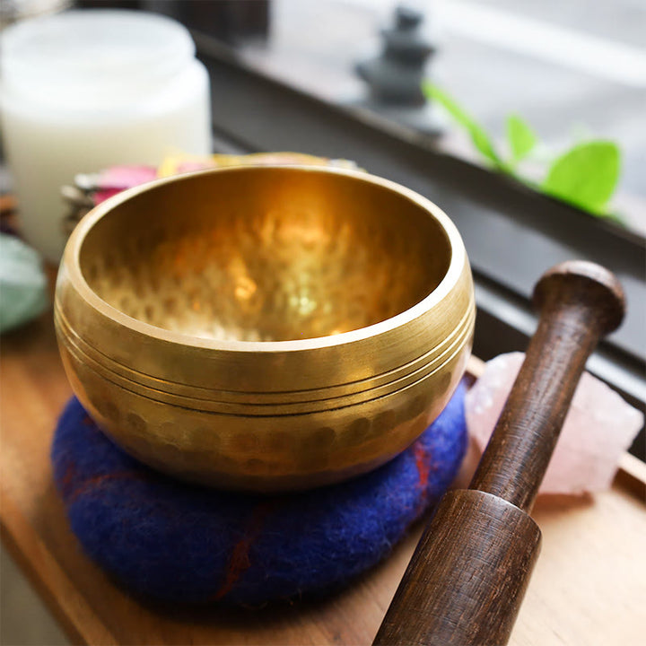 Coffret cadeau de méditation tibétain en pierre de Bouddha Créez une connexion spirituelle plus profonde