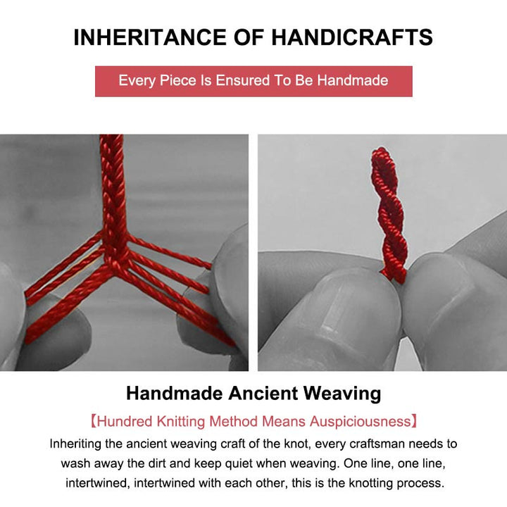 Bracelet porte-bonheur multicolore Buddha Stones « Que vous soyez en sécurité toute l'année »