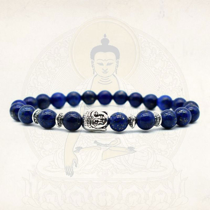 Bracelet de guérison d'amour en améthyste avec Buddha Stones