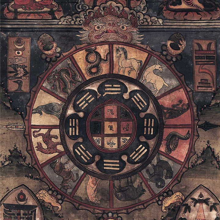 Bracelet porte-bonheur en ambre avec 108 Buddha Stones de Mala en corne de mouton du Tibet