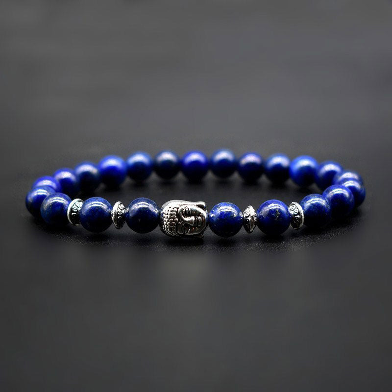 Bracelet de guérison d'amour en améthyste avec Buddha Stones