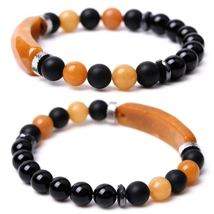 Bracelet de guérison en aventurine bleue naturelle en Buddha Stones