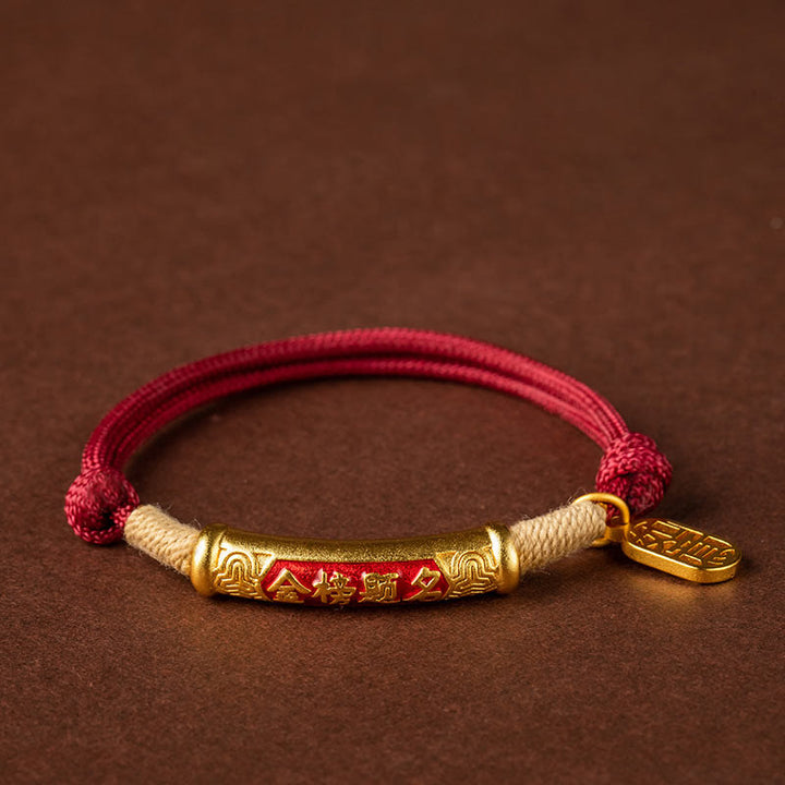 Bracelet tressé en argent sterling 999 fait à la main au Tibet avec Buddha Stones Om Mani Padme Hum Fu et personnage TopRank
