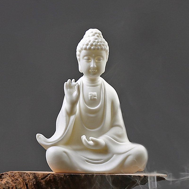 Décoration LED en céramique avec bénédiction du Bouddha Avalokitesvara Ksitigarbha Bodhisattva - image 2