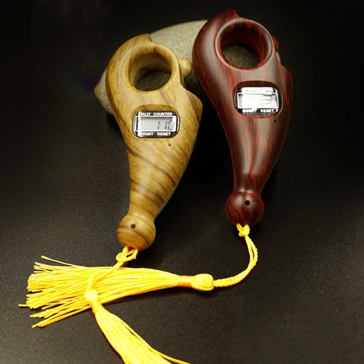 Compteur de perles de prière numérique Bouddha pour prière méditation relaxation doigts actifs