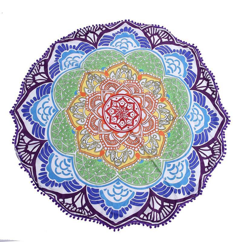 Tapis de décoration tibétain en Buddha Stones de Bouddha et mandala