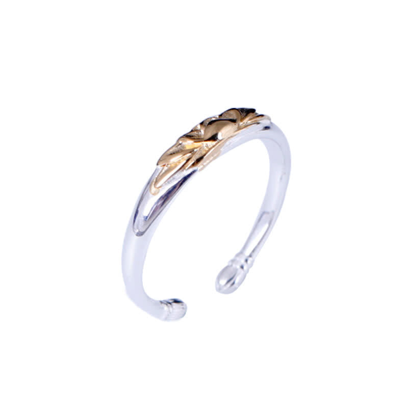Bague en argent sterling 925 avec Buddha Stones et fleur de lotus