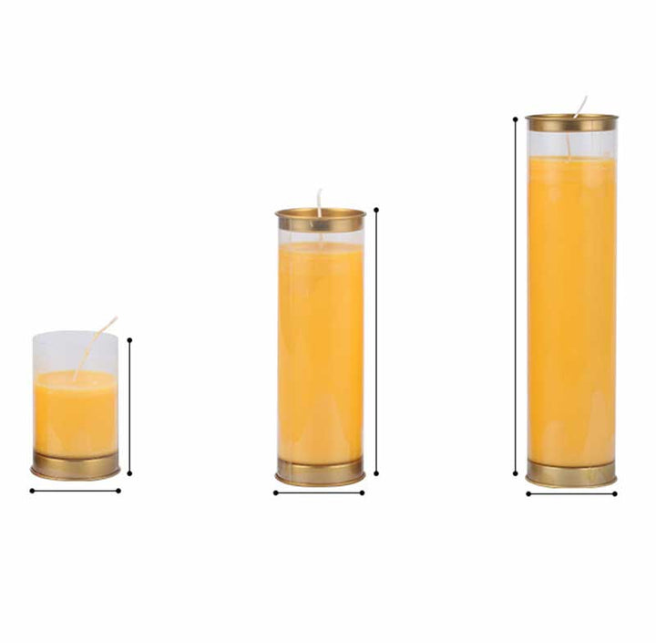 Bougie d'autel de prière de méditation Objets d'utilisation pour rituels de temple bouddhiste - image 20