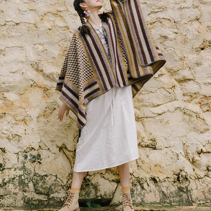 Châle tibétain en Buddha Stones , motif classique, écharpe de voyage confortable et chaude pour l'hiver - image 3