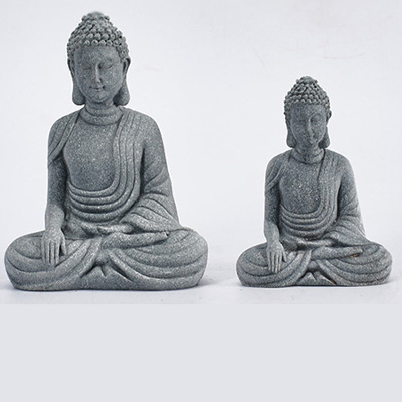 Buddha Stones Méditation assise Bouddha Bénédiction Compassion Décoration - image 6