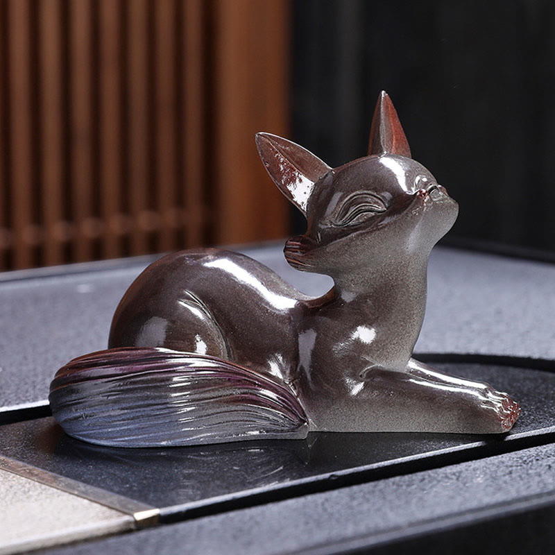 Buddha Stones changeant de couleur, petite figurine mignonne en résine pour animal de compagnie, décoration de la maison - image 11