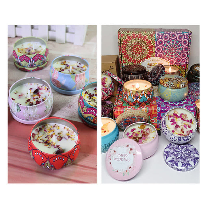 Bougie parfumée à la cire de soja au thé blanc, fleur de gingembre, lavande et gardénia, cadeau pour la famille et les amis - image 16