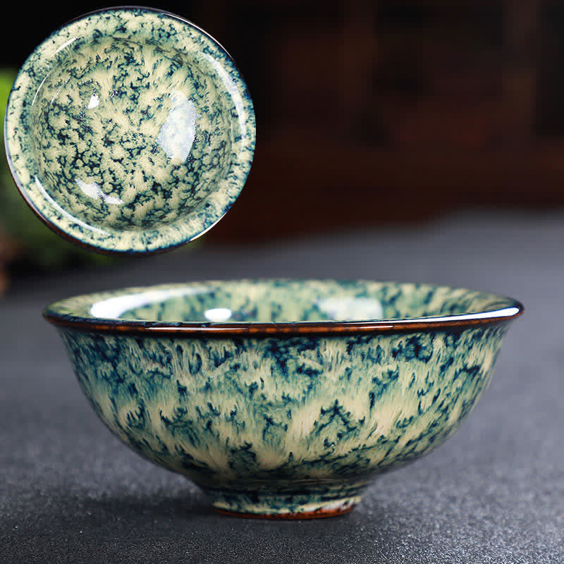 Tasse à thé en céramique colorée avec Buddha Stones pour la maison et le bureau