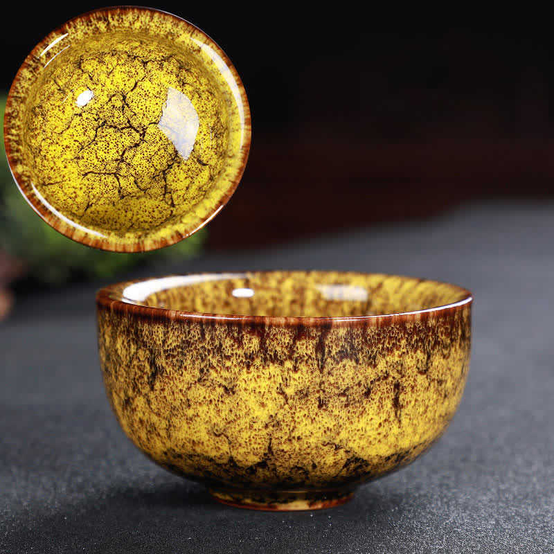 Tasse à thé en céramique colorée avec Buddha Stones pour la maison et le bureau