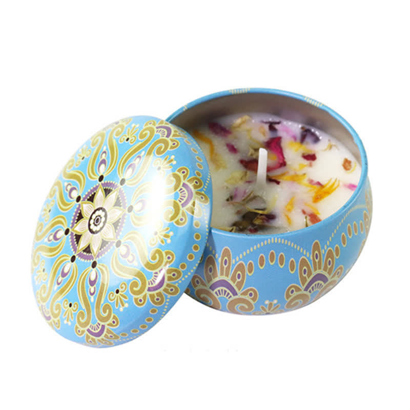 Bougie parfumée à la cire de soja au thé blanc, fleur de gingembre, lavande et gardénia, cadeau pour la famille et les amis - Basilic - image 23