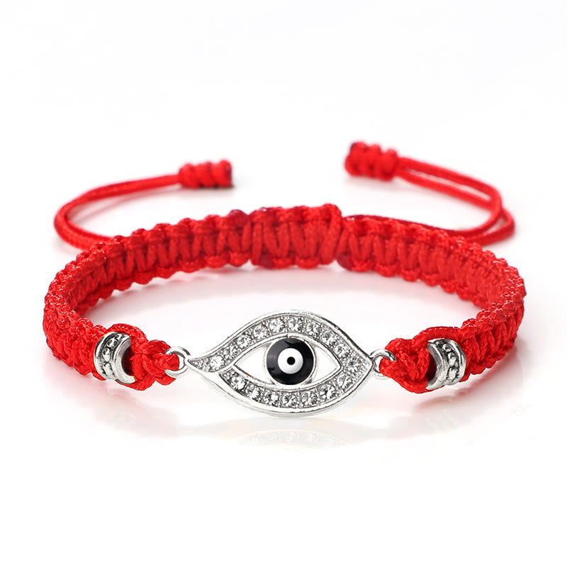 Bracelet en corde avec Buddha Stones pour éloigner le mauvais œil et les mauvais esprits