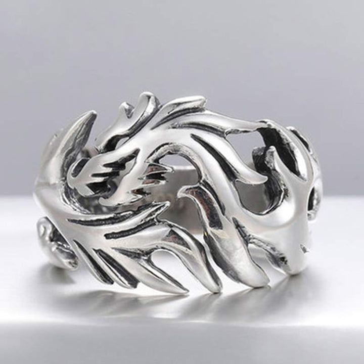 Bague ajustable avec force de protection et motif dragon et Buddha Stones - image 13