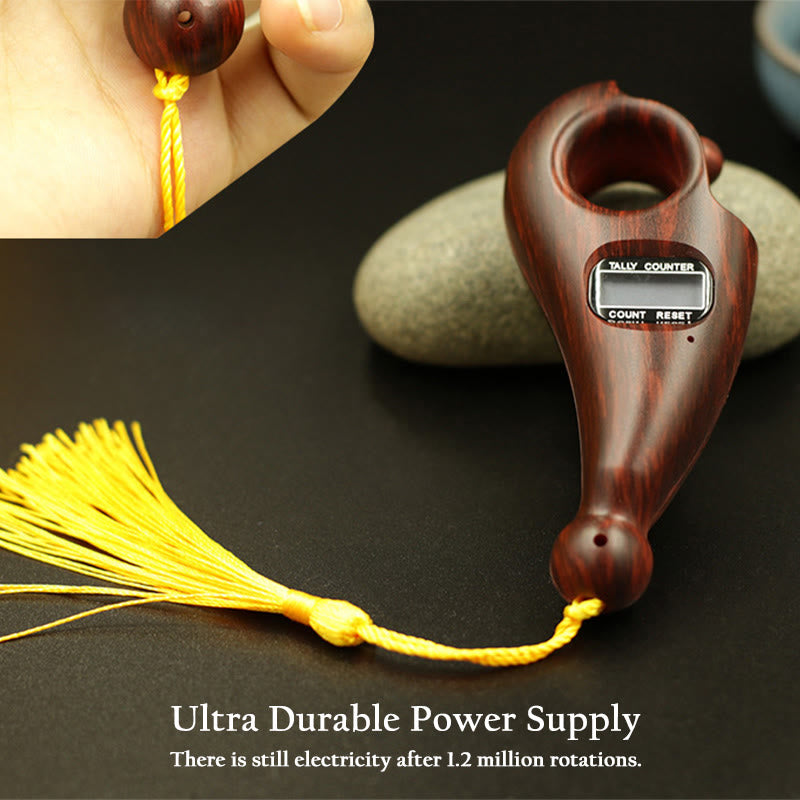 Compteur de perles de prière numérique Bouddha pour prière méditation relaxation doigts actifs