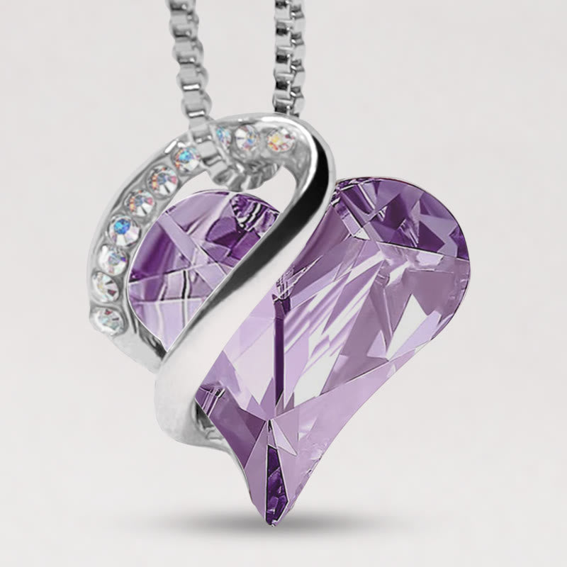 Collier pendentif énergie de guérison pierre de naissance coeur amour Buddha Stones - 06 juin - Alexandrite violet clair - image 22