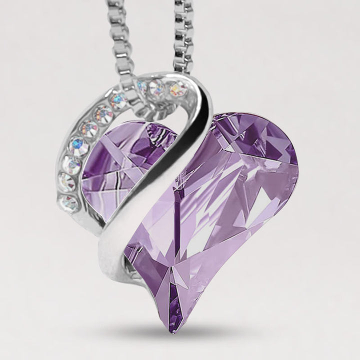 Collier pendentif énergie de guérison pierre de naissance coeur amour Buddha Stones - 06 juin - Alexandrite violet clair - image 22