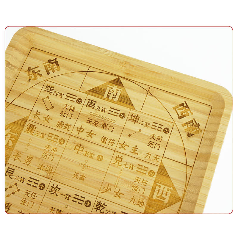 Carte Feng Shui Bambou Bagua Carte Harmonie Énergie