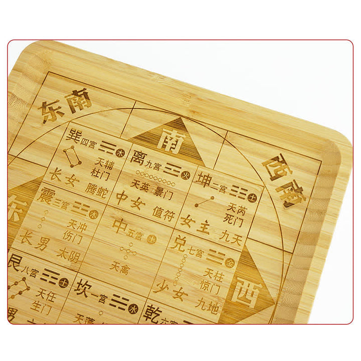 Carte Feng Shui Bambou Bagua Carte Harmonie Énergie