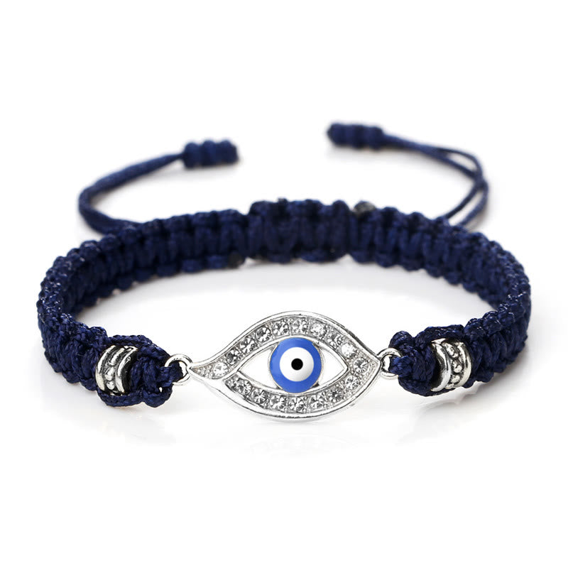 Bracelet en corde avec Buddha Stones pour éloigner le mauvais œil et les mauvais esprits