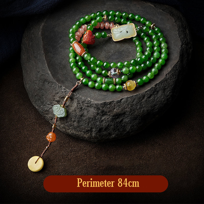 Bracelet Mala Buddha Stones