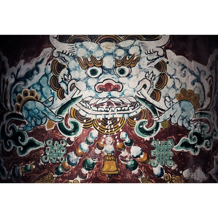 Collier pendentif en os de chameau tibétain Buddha Stones et crâne du Seigneur des cadavres