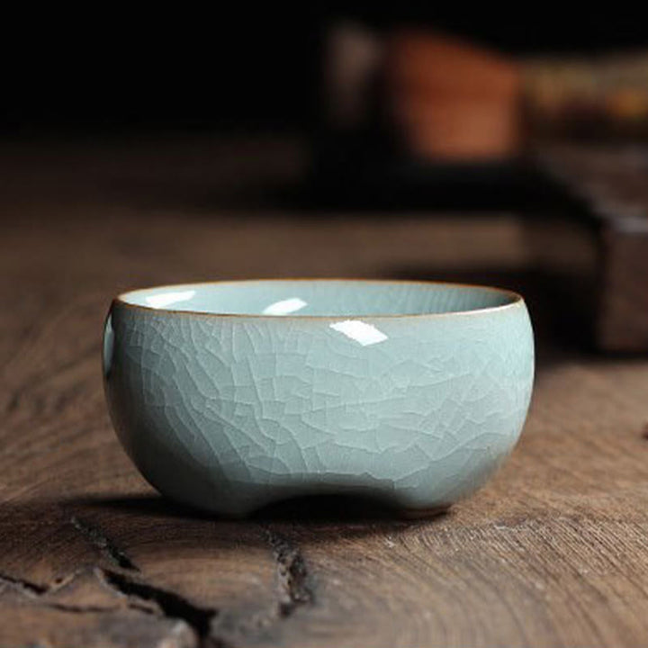 Buddha Stones Poisson Koi Coloré Tasse à Thé en Céramique Tasse à Thé Kung Fu Bol