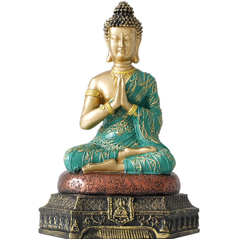 Buddha Stones Statue de Bouddha de la Compassion en Résine Décoration - image 10