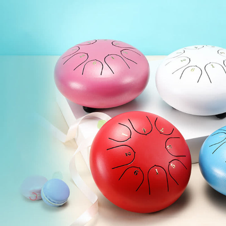 Buddha Stones Kit de batterie de yoga et de méditation avec tambour à langue en acier