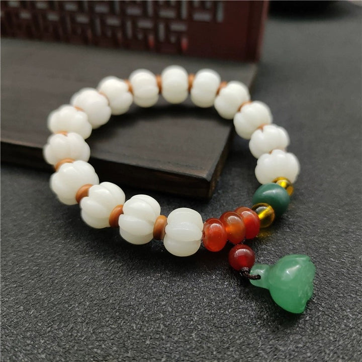 Bracelet Bodhi Harmony en agate de graine de Bodhi naturelle