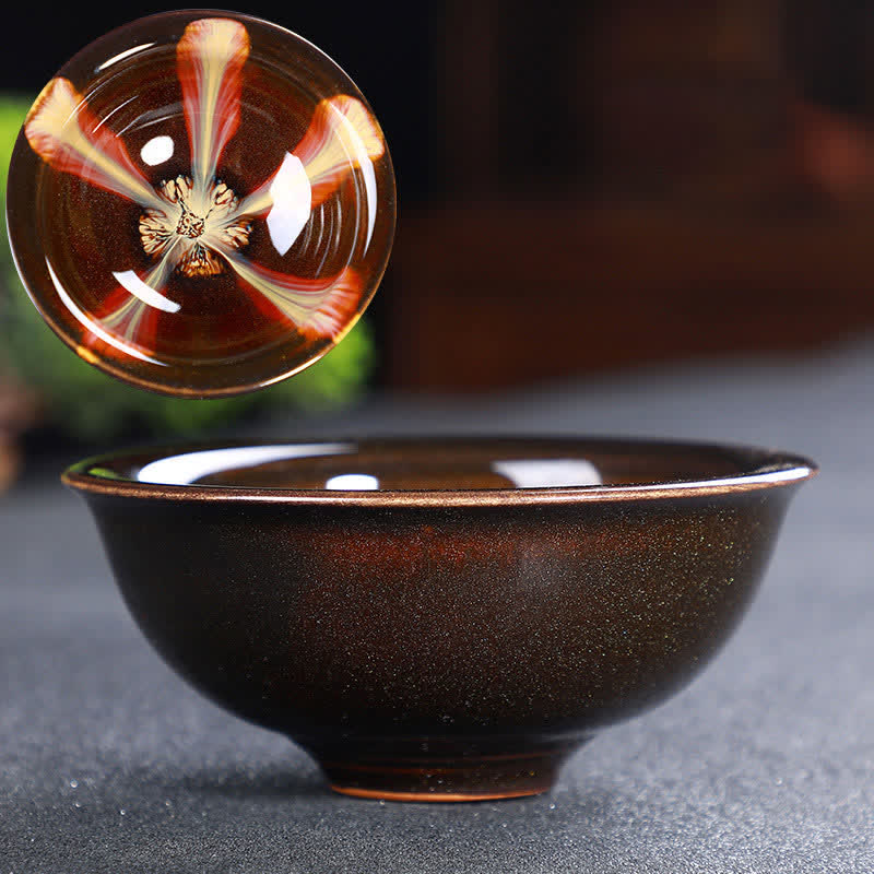 Tasse à thé en céramique colorée avec Buddha Stones pour la maison et le bureau
