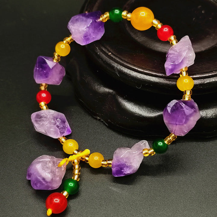 Bracelet de guérison en améthyste naturelle