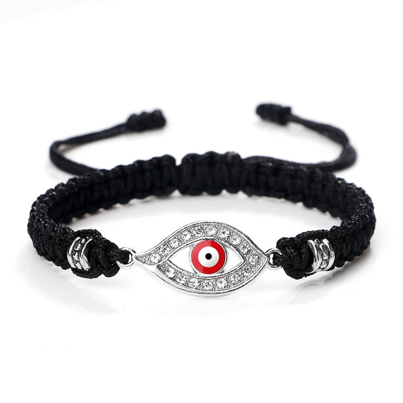 Bracelet en corde avec Buddha Stones pour éloigner le mauvais œil et les mauvais esprits