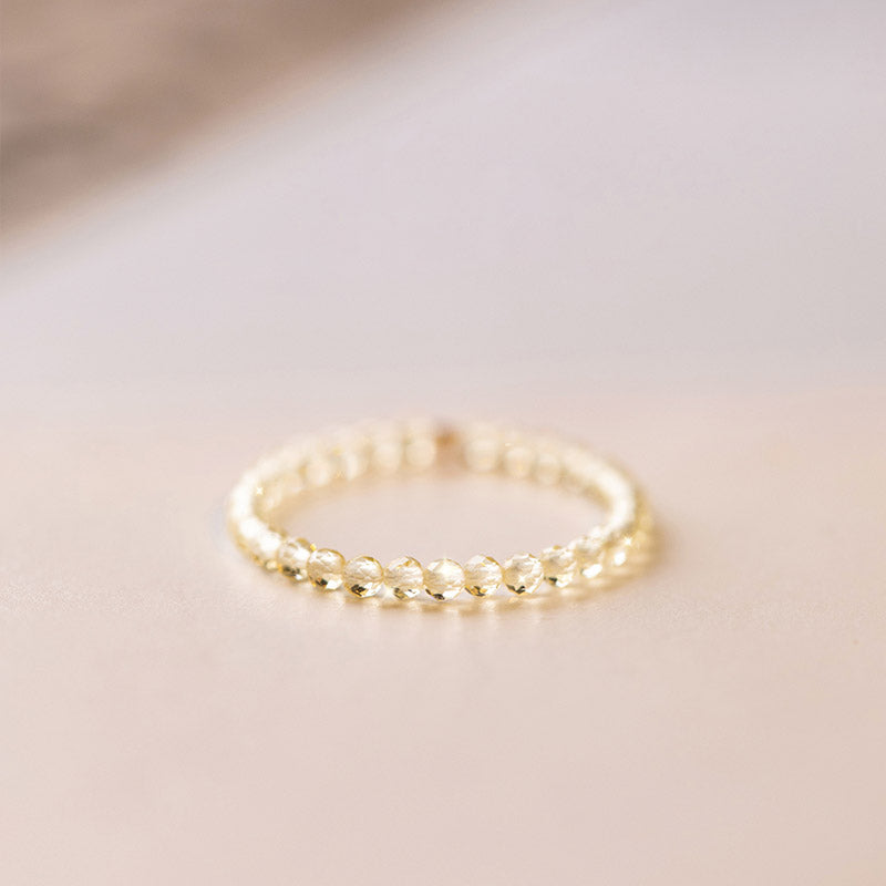 Bague de bonheur et de prospérité en citrine naturelle Buddha Stones - image 10