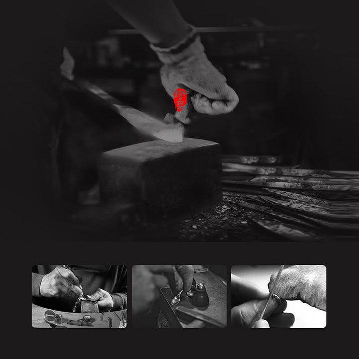 Bracelet en métal créatif sculpté Buddha Stones en argent sterling 925 Om Mani Padme Hum - image 17