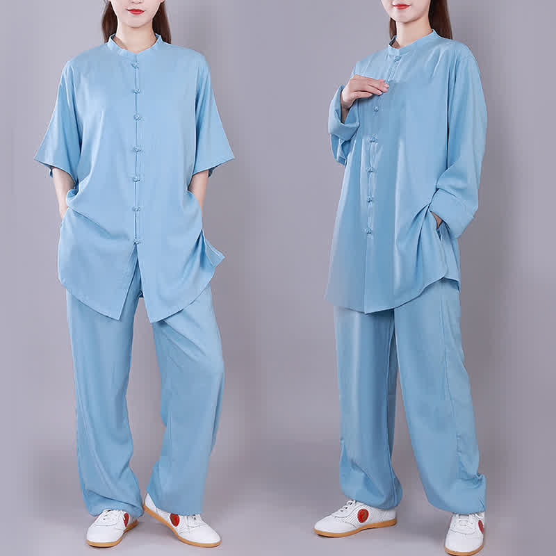 Ensemble de vêtements unisexe en coton et lin avec Buddha Stones , Tai Chi, Qigong, méditation, prière, pratique spirituelle zen - image 16