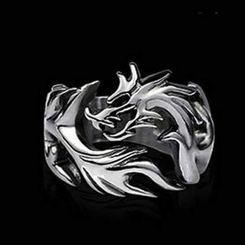 Bague ajustable avec force de protection et motif dragon et Buddha Stones - image 10