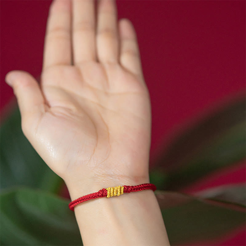 Bracelet tressé en corde avec nœud King Kong fabriqué à la main par Buddha Stones