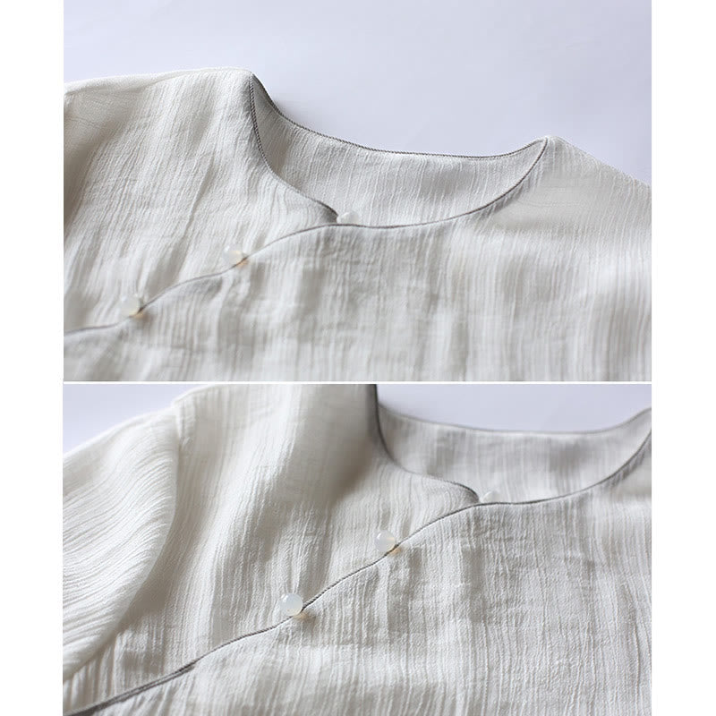 Ensemble de vêtements pour femmes de couleur unie Buddha Stones vintage yoga zen prière méditation spirituelle pratique - image 7
