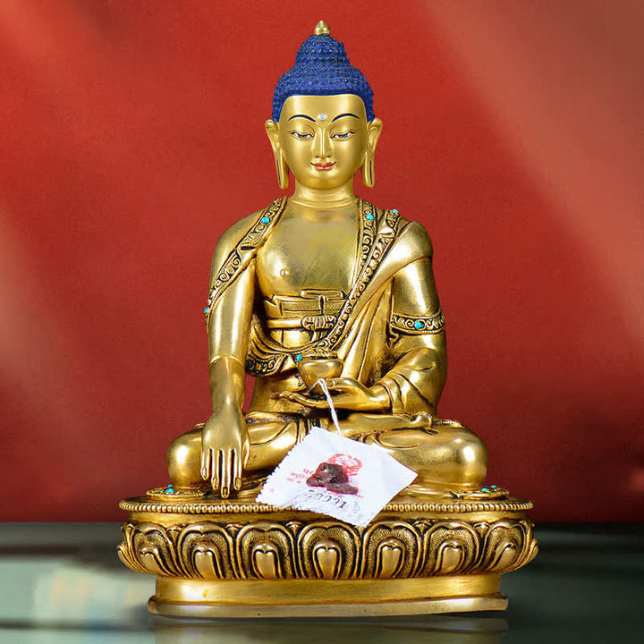 Statue décorative en cuivre de la compassion de Bouddha Shakyamuni - Bouddha Shakyamuni - image 0