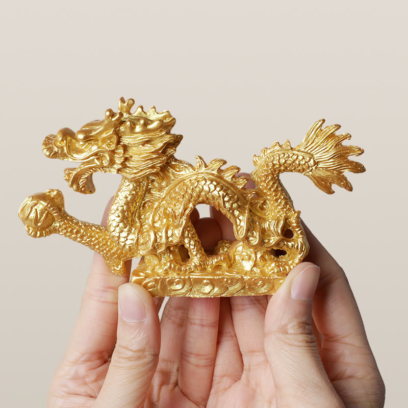 Buddha Stones Feng Shui Dragon Nuage de Bon augure Richesse Chance Décoration